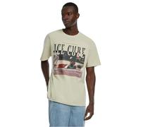 Mister Tee Men's Mt2728-Ice Cube It's A Good Day Oversize Tee T-Shirt, Sand, M
