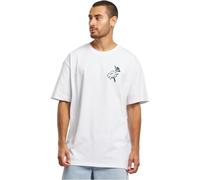 MT Upscale Men's Mt3465-bold Actions Oversize Tee T-Shirt, White, XL