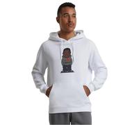 Mister Tee Men's Texas Sketch Hoodie Hooded Sweatshirt, White, L