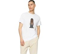 Mister Tee Men's Texas Sketch Tee T-Shirt, White, XS