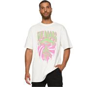 Mister Tee Men's The Doors Mushroom Oversize Tee Ready for Dye XL T-Shirt, Ready for dye, XL