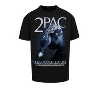 Mister Tee Men's Tupac All FCK The World 2.0 Oversize Tee T-Shirt, Black, XXL