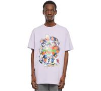 Mister Tee Men's Upscale T-Shirt Space Jam Teamwork Oversize Tee, 100% Cotton, Lilac, M, Fliederfarben, M
