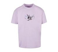 MT Upscale Men's Vive La Liberte Oversize Tee T-Shirt, Fliederfarben, L