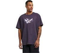 MT Upscale Men's Vive La Liberte Oversize Tee T-Shirt, purplenight, M