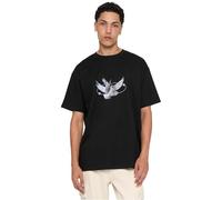 Mister Tee Men's Vive la Liberte Oversize Tee T-Shirt, Black, S Plus Tall