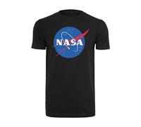Mister Tee NASA Logo T-Shirt für Herren, Schwarz, Größe M