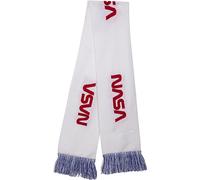 Mister Tee NASA Scarf Knitted Schal, wht/Blue/Red, one Size