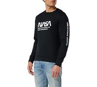 Mister Tee Unisex Nasa Us Crewneck Sweatshirt, Black, S