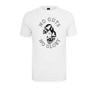 Mister Tee No Guts No Glory T-Shirt Top Shirt Design Print White Men New