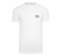 Mister Tee No Hard Feelings T-Shirt Top Shirt Print Statement White Men