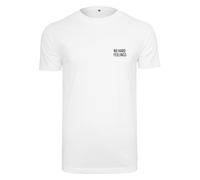 Mister Tee No Hard Feelings T-Shirt Top Shirt Print Statement White Men