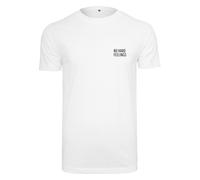 Mister Tee No Hard Feelings T-Shirt Top Shirt Print Statement White Men