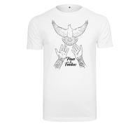Mister Tee Peace & Freedom T-Shirt Dove Cotton Jersey Men