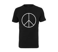 Mister Tee Peace T-Shirt Top Shirt Statement Print Peace Cotton
