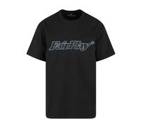 MT Upscale Men's Mister Upscale Playfair Heavy Oversize Tee T-Shirt, 100% Cotton, Black, S