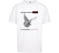 Mister Tee Ready to Fly Oversize T-Shirt Upscale Cotton Jersey Dove New