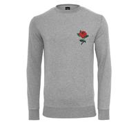 Mister Tee Rose Crewneck Long Sleeve Shirt Flower Love Sweater Pullover Men