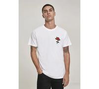 Mister Tee Herren Rose T-Shirt, White, L