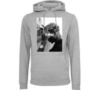 Mister Tee Sweatshirt 2Pac FCk The World Hoody Heather Grey