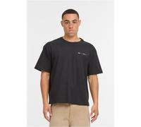Mister Tee Distressed Mary Cropped Oversized Short Sleeve T-shirt Black 2XL Men