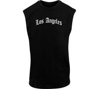 Mister Tee T-Shirt Los Angeles Wording Sleeveless Tee MT3454