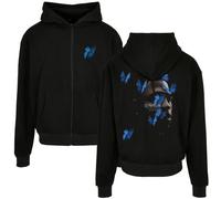 Mister Tee The Butterfly Heavy Oversize Zip Hoody Zipper Jacket Sweatshirt Print
