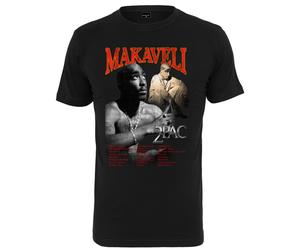 Mister Tee Tupac Makaveli Tee Rapper Shakur 2Pac Black Crew Neck Short