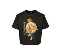 Mister Tee Unisex Children Kids Space Jam Lola Playing Cropped Tee T-Shirt, Black, 122/128
