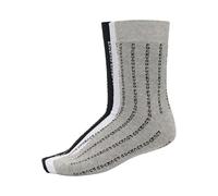 Mister Tee Unisex Fuck You Socks 3-pack, Black/Grey/White, 39-42