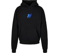 MT Upscale Men's Le Papillon Heavy Oversize Hoody Hooded Sweatshirt, Black, S Große Größen