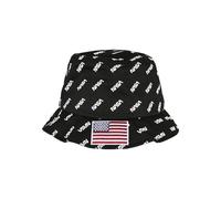 Mister Tee Unisex NASA Allover Bucket Hat Schlapphut, Black, one Size