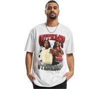 Mister Tee Unisex Outkast Stankonia Oversize Tee, White, XL