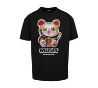Mister Tee Welcome Cat Oversized T-shirt Black
