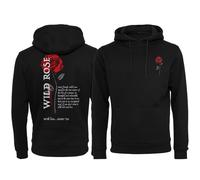 Mister Tee Wild Rose Hoodie Men Hooded Sweatshirt Print Slogan Logo