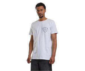Mister Tee Women's Burning Hearts Tee, White, M