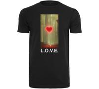 Mister Tee Wood Love Tee Men T-Shirt Cotton Jersey Dear Heart