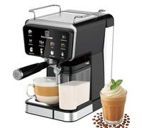 MisterChef® Café Luxe Multi-Capsule Espresso & Coffee Machine - 20-Bar Pump - Compatible with Nespresso® & ESE Pods - Built-In Milk Frother for Cappuccino & Latte - UK Plug