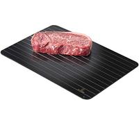 MisterChef Fast-Defrosting Tray - Safe & Quick Defrosting Plate for Meat, Fish & Frozen Foods - With Hanging Hole for Easy Storage - No Electricity, Microwave, Hot Water, or Tools Required