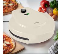 Pizza Maker 1450W Ceramic Plates Cream MisterChef White One Size