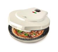 MisterChef Pizza Maker 1450W Ceramic Plates, 12 Inch / 30cm, 2,3 Metal, Free Recipe Book, Cream