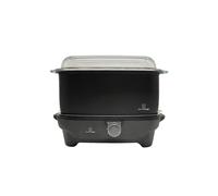 MisterChef Slowé Cooker 7qt / 6.6L Black with Flat Glass Cover and Cool Touch