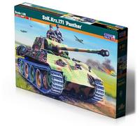 MISTER CRAFT HOBBY KITS Mistercraft Model Kit SDKs. KFZ.171 PANTHER, 1:35 Scale, Plastic Kit, Assembly Kit, Plastic Model, Building Instructions, 247 mm x 85 mm, Black