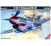 MisterCraft MCD220 1:72 Scale P-40 Kittyhawk Mk.III Model Kit