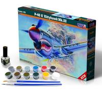 Mistercraft SD-220 - 1:72 P-40 K Kittyhawk Mk.III Start Set - New