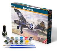 Mistercraft SE-41 - 1:48 Piper L-4H Cub Start Set - New