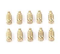 Misters Nozzles, 10PCS Brass Misting Nozzle 4mm × 5mm Threaded Fogging Spray Head Spray Misting Nozzle for Outdoor Cooling System