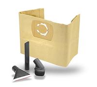 MisterVac 10 x Vacuum Cleaner Bags + Nozzle Set Compatible with Parkside PNTS 1500 A1,1500