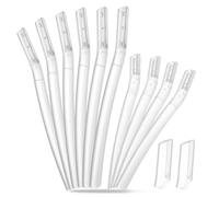 Mistfree Dermaplane Razor for Women Face, 10PCS Eyebrow Razors, Dermaplaning Tool with Storage Case, Professional Face Razors for Peach Fuzz Removal, Eyebrow Shaping, Smooth Skin & Gentle Exfoliation