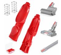 Mistillion 2 Pack Cleaner Head Clip Latch Tab Button Replacement for Dy-sonV7 V8 V10 V11 V15 Vacuum Cleaner Extension Wand Clip Button, Wand Tube/Illumination Tool Button with Spring